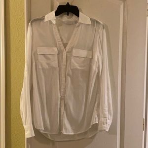 Beautiful white full sleeve shirt , like new